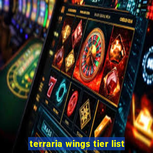 terraria wings tier list